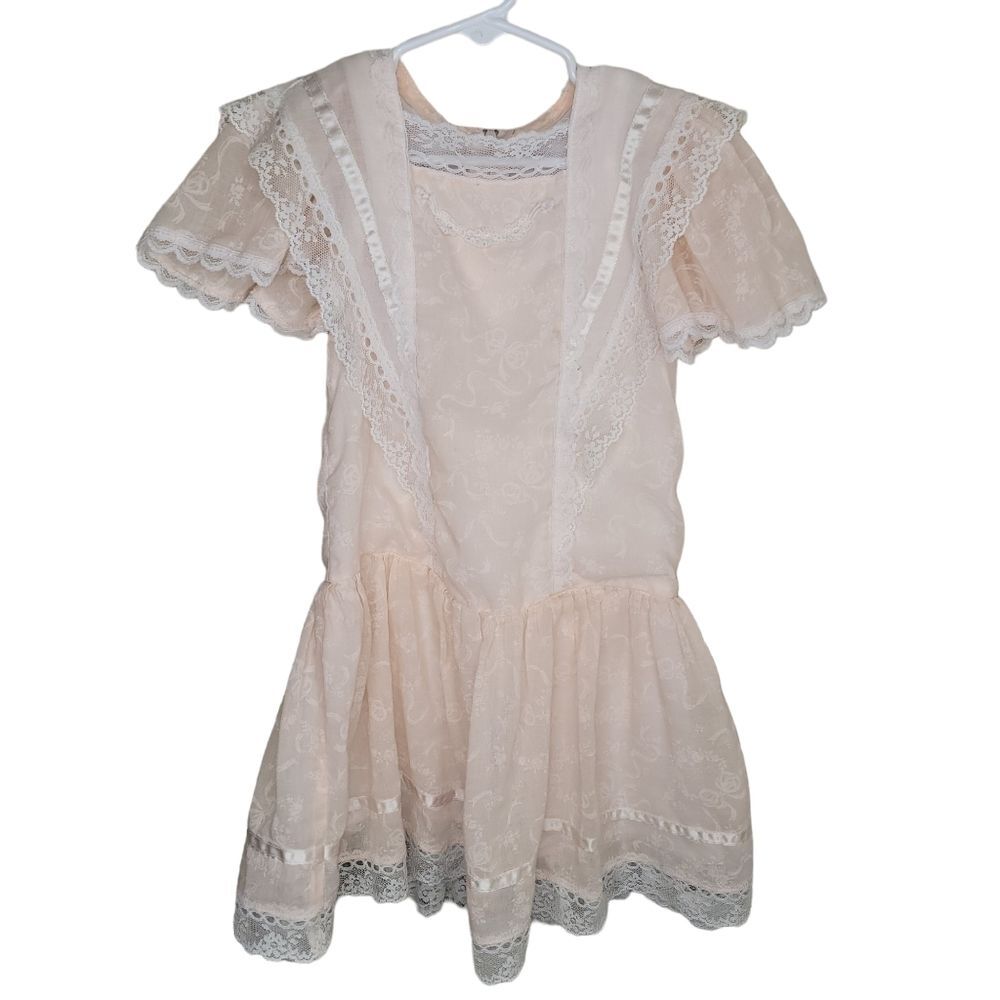 Gunne Sax by Jessica McClintock Girls vintage prairie dress size 5